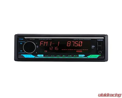 DS18 Aux Input USB Mechless AM/FM Radio Receiver 3V + 3.5V Subwoofer Digital Media Receiver Single Din DSP APP Bluetooth Audio and Calling Head Unit - SDX-P100