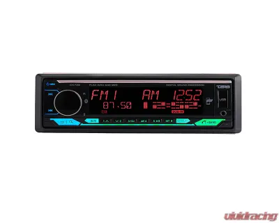 DS18 Aux Input USB Mechless AM/FM Radio Receiver 3V + 3.5V Subwoofer High Power 240 Watts RMS (4 x 60) Digital Media Receiver Single Din DSP APP Bluetooth Audio & Calling Head Unit - SDX-P200