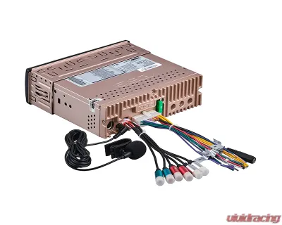 DS18 Aux Input USB Mechless AM/FM Radio Receiver 3V + 3.5V Subwoofer High Power 240 Watts RMS (4 x 60) Digital Media Receiver Single Din DSP APP Bluetooth Audio & Calling Head Unit - SDX-P200