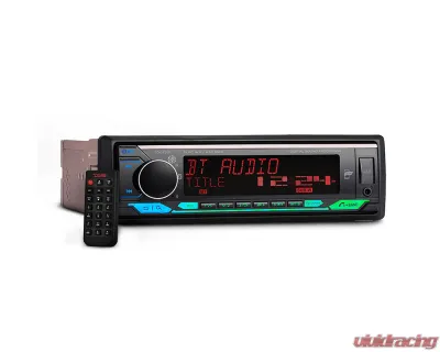 DS18 Aux Input USB Mechless AM/FM Radio Receiver 3V + 3.5V Subwoofer High Power 240 Watts RMS (4 x 60) Digital Media Receiver Single Din DSP APP Bluetooth Audio & Calling Head Unit - SDX-P200