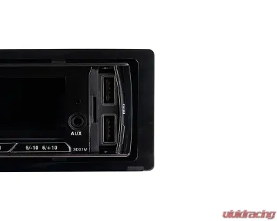 DS18 7 Volt Preouts Dual USB Bluetooth Single-DIN Digital Media Receiver Mech-Less Player - SDX1