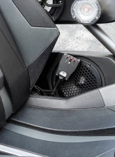 DS18 2x6.5" Side Panel Enclosure w/ PRO-SM6.2 / PRO-GRILL6-MS/BK & ZXI-T1 Polaris Slingshot 2015-2019                                     - SLG-SP6LD - Image 3
