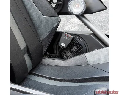 DS18 2x6.5" Side Panel Enclosure w/ PRO-SM6.2 / PRO-GRILL6-MS/BK & ZXI-T1 Polaris Slingshot 2015-2019 - SLG-SP6LD