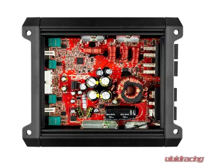 DS18 Black 4 x 100 Watts Rms 4-Ohm SXE 4-Channel Class D Amplifier - SXE-2000.4D/BK