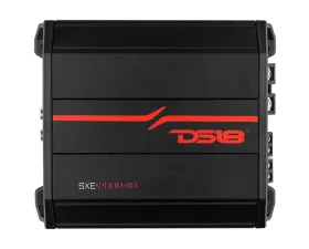 DS18 Black 4 x 100 Watts Rms 4-Ohm SXE 4-Channel Class D Amplifier