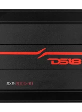 DS18 Black 4 x 100 Watts Rms 4-Ohm SXE 4-Channel Class D Amplifier                                     - SXE-2000.4D/BK - Image 4
