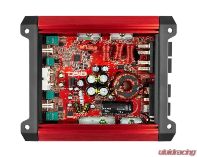DS18 Red 4 x 100 Watts Rms 4-Ohm SXE 4-Channel Class D Amplifier - SXE-2000.4D/RD