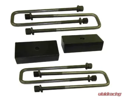 SuspensionMAXX Heavy Duty Rear Block and U-Bolt Kit 2" Chevrolet Silverado | Suburban | GMC Sierra 2500 | K2500 1988-2000 - SMX-152020