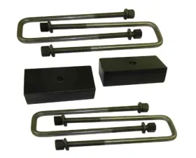 SuspensionMAXX Heavy Duty Rear Block and U-Bolt Kit 1.5