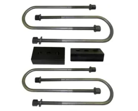 SuspensionMAXX Heavy Duty Rear Block and U-Bolt Kit 1.5