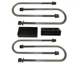 SuspensionMAXX Heavy Duty Rear Block and U-Bolt Kit 1.5
