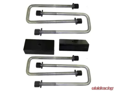 SuspensionMAXX Heavy Duty Rear Block and U-Bolt Kit 1.5" Toyota Tacoma 1995-2004 - SMX-181015