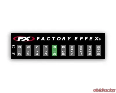 Factory Effex 3 pcs. Temperature Stickers - 08-90225
