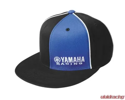 Factory Effex Small-Medium Black/Blue "Yamaha Racing" Flex Fit Hat - 12-88074