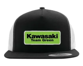 Factory Effex Black/White Kawasaki Team Green Snapback Hat