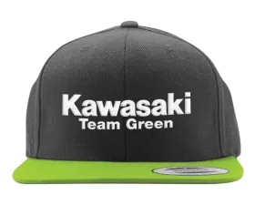 Factory Effex Black/Green Kawasaki Team Green 2 Snapback Hat