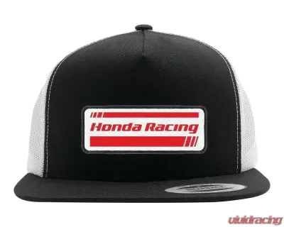 Factory Effex Black/White Honda Racing Snapback Hat - 22-86304