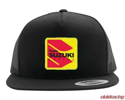 Factory Effex Black/Grey Suzuki Racing Snapback Hat - 22-86402
