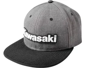 Factory Effex Black/Charcoal Kawasaki Bold Snapback Hat