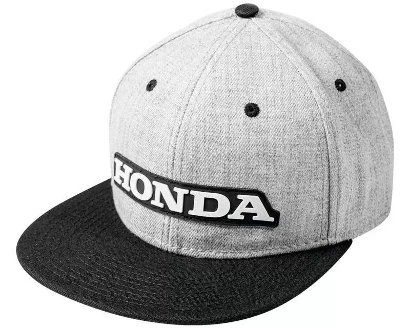 Factory Effex Grey/Black Honda Bold Snapback Hat - 24-86300
