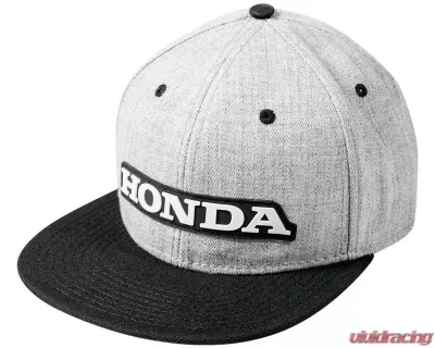 Factory Effex Grey/Black Honda Bold Snapback Hat - 24-86300
