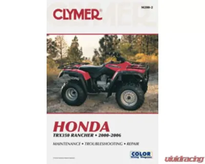 Clymer Repair Manual Honda TRX350 Rancher 2000-2006 - CM2002