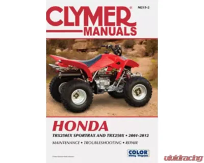 Clymer Repair Manual Honda TRX250EX SPORTRAX | TRX250X 2001-2012 - CM2152