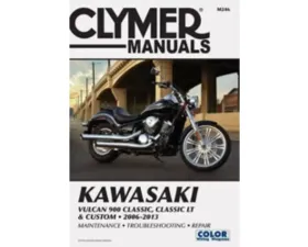 Clymer Repair Manual Kawasaki Vulcan 900 Classic | Classic LT | Custom 2006-2019