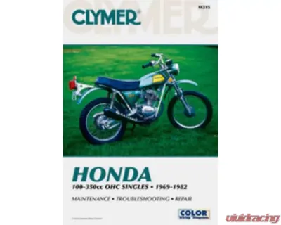 Clymer Repair Manual Honda 100-350CC OHC Singles 1969-1982 - CM315