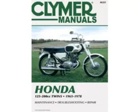 Clymer Repair Manual Honda 125-200CC Twins 1965-1978