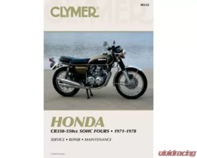 Clymer Repair Manual Honda CB350-550cc Fours 1971-1978 - CM332
