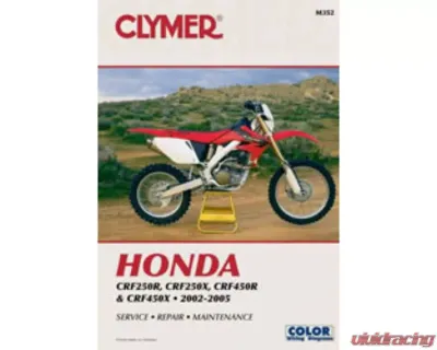 Clymer Repair Manual Honda CRF250R | CRF250X | CRF450R | CRF450X 2002-2005 - CM352