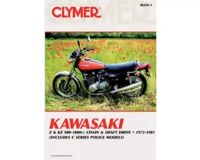 Clymer Repair Manual Kawasaki Z | KZ 900-1000cc Chain & Shaft Drive 1973-1981