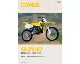 Clymer Repair Manual Suzuki RM80 | RM125 | RM250 | RMX250 1989-1995