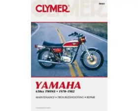 Clymer Repair Manual Yamaha 650cc Twins 1970-1982