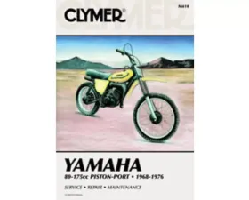 Clymer Repair Manual Yamaha 80-175cc Piston-Port 1968-1976