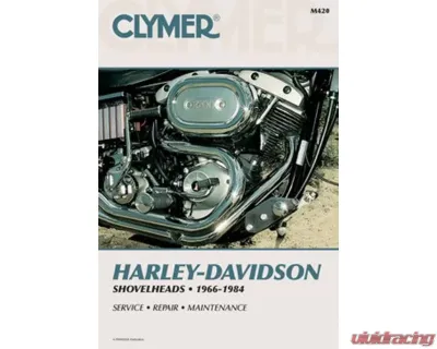Clymer Repair Manual Harley-Davidson Shovelheads 1966-198 - CM420