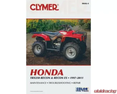 Clymer Repair Manual Honda TRX250 Recon | TRX250 Recon ES 1997-2016 - CM4464