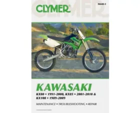 Clymer Repair Manual Kawasaki KX80 | KX85 | KX85-II | KX100 1989-2016