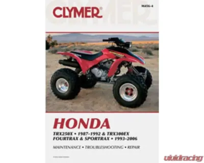 Clymer Repair Manual Honda TRX250X | TRX300EX Fourtrax | Sportrax 1987-2006 - CM4564