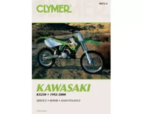 Clymer Repair Manual Kawasaki KX250 1992-2000