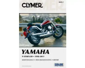 Clymer Repair Manual Yamaha V-Star 650 Custom | Classic | Silverado 1998-2011