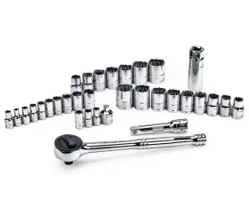 PowerBuilt 33-Piece Socket Set