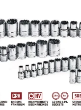 PowerBuilt 33-Piece Socket Set                                     - 640071 - Image 4