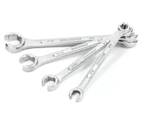 PowerBuilt 4-Piece SAE Flare Nut Wrench Set