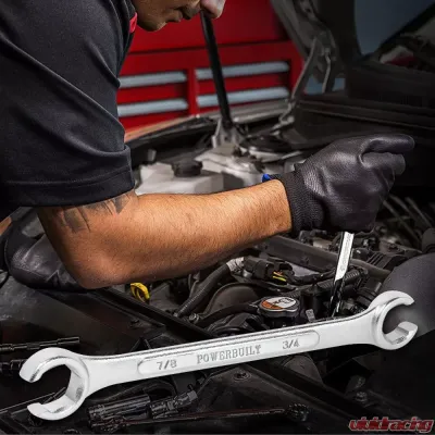 PowerBuilt 4-Piece SAE Flare Nut Wrench Set - 640185