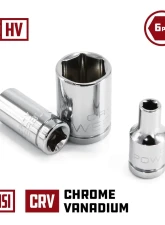 PowerBuilt 11-Piece 1/4-Inch Drive SAE 6-Point Socket Set                                     - 640497 - Image 3