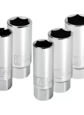 PowerBuilt 5-Piece 3/8-Inch Drive Spark Plug Socket Set                                     - 640855 - Image 9