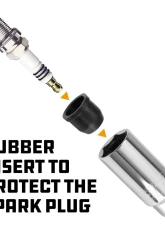 PowerBuilt 5-Piece 3/8-Inch Drive Spark Plug Socket Set                                     - 640855 - Image 2