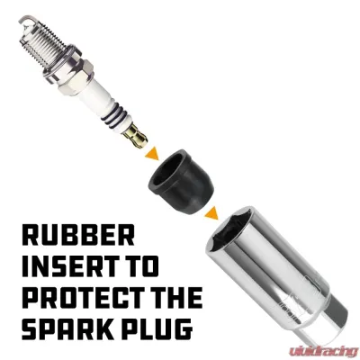 PowerBuilt 5-Piece 3/8-Inch Drive Spark Plug Socket Set - 640855